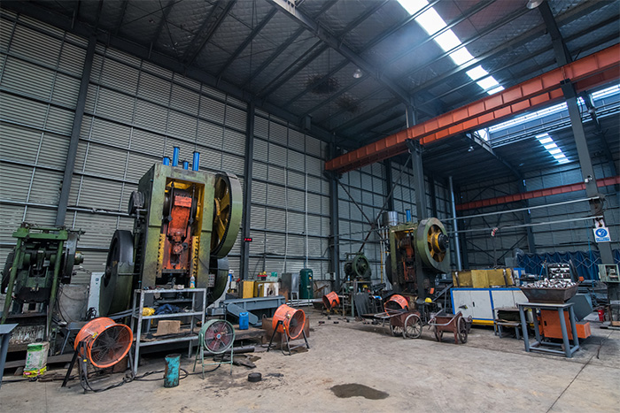 大兴网架配件-锥头加工车间